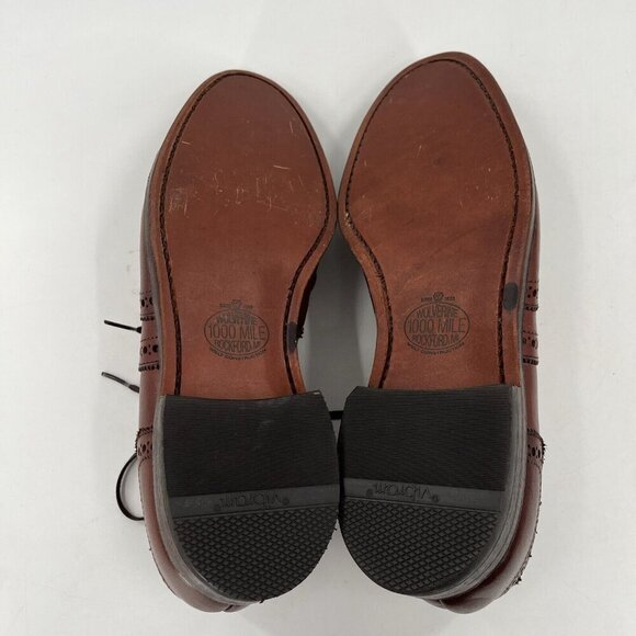 Wolverine Wickham 1000 Mile Wingtip Oxford Dress Shoes Brown Men Size‎ 8D - Picture 9 of 11